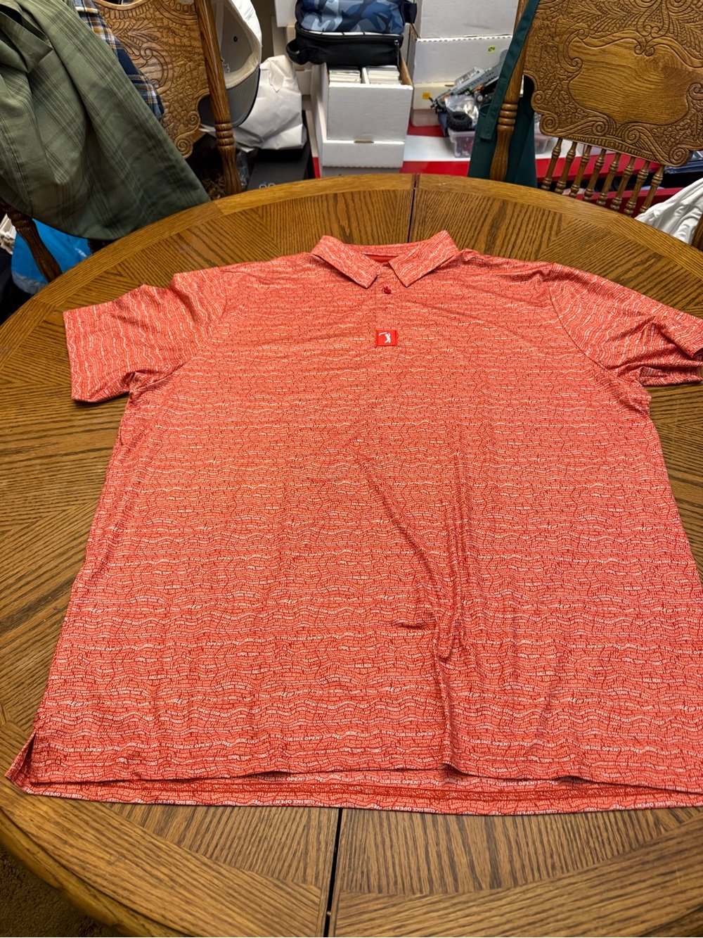 Bogey Bros Men's Performance Polo - Red Heather